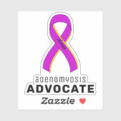 Adenomyosis Advocate Vinyl Sticker (Blatt)