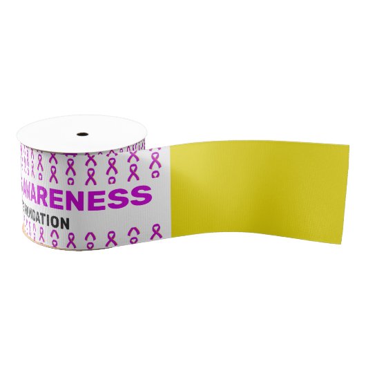 Adenomyosis Awareness Pattern Ribbon Ripsband (Spule)