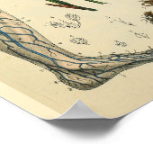 Adern Leg Foot Vintage Anatomie Art Print Poster (Ecke)