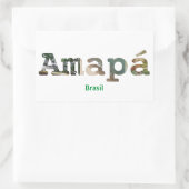 Adesivo Amapá Rechteckiger Aufkleber (Tasche)