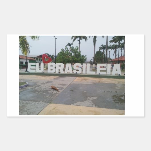 Adesivo Brasileia Rechteckiger Aufkleber (Vorderseite)