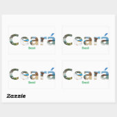 Adesivo Ceará Rechteckiger Aufkleber (Blatt)