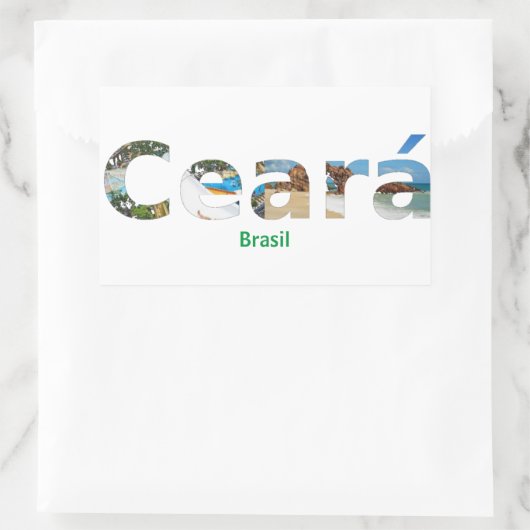 Adesivo Ceará Rechteckiger Aufkleber (Tasche)