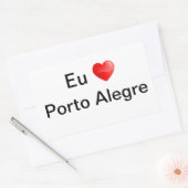 Adesivo eu amo Porto Alegre Rechteckiger Aufkleber (Umschlag)