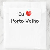 Adesivo eu amo Porto Velho Rechteckiger Aufkleber (Tasche)