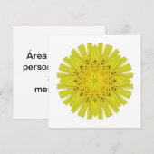 Adesivo Flor Einladung (Vorne/Hinten)