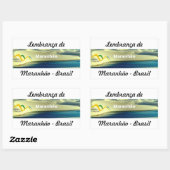 Adesivo lembrança de Maranhão Rechteckiger Aufkleber (Blatt)