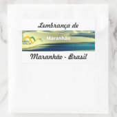 Adesivo lembrança de Maranhão Rechteckiger Aufkleber (Tasche)