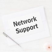 Adesivo network Support Rechteckiger Aufkleber (Umschlag)