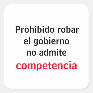 Adesivo no robar quadratischer aufkleber