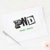 Adesivo PND Pando Bolivia Rechteckiger Aufkleber (Umschlag)