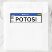Adesivo Potosi Mercosur Rechteckiger Aufkleber (Tasche)