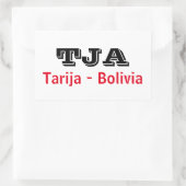 Adesivo Tarija Bolivia Rechteckiger Aufkleber (Tasche)