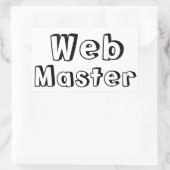 Adesivo WebMaster Rechteckiger Aufkleber (Tasche)