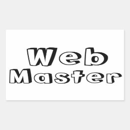 Adesivo WebMaster Rechteckiger Aufkleber