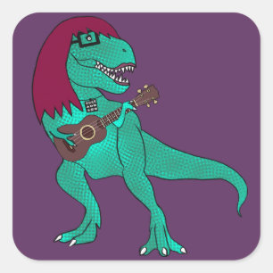 ADH T-Rex Quadratischer Aufkleber