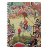 Adham Khan, der Akbar Ehrerbietung bei Sarangpur, Notizblock (Vorderseite)