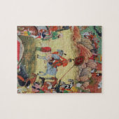 Adham Khan, der Akbar Ehrerbietung bei Sarangpur, Puzzle (Horizontal)