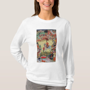 Adham Khan, der Akbar Ehrerbietung bei Sarangpur, T-Shirt