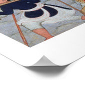 Adham Khan ehrt Akbar in Sarangpur, Ce Poster (Ecke)