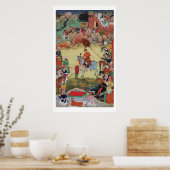 Adham Khan ehrt Akbar in Sarangpur, Ce Poster (Küche)