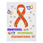 ADHD Advocacy Ribbon Poster (Vorderseite)