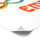 ADHD Advocacy Ribbon Poster (Ecke)