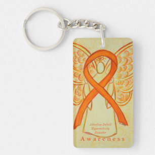 ADHD Angel Awareness Ribbon Schlüsselanhänger