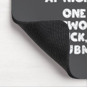 Adhd At Night Be Like Funny Adhd Quote Mousepad (Ecke)