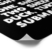 Adhd At Night Be Like Funny Adhd Quote  Poster (Ecke)