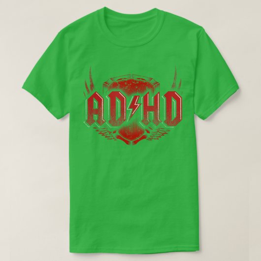 ADHD Attention Deficit Hyperactivity Disorder Funn T-Shirt (Design vorne)