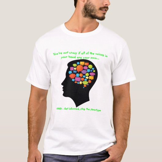 ADHD äußert Bewusstseins-T - Shirt (Vorderseite)