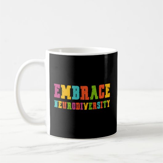 Adhd Autismus Asd Embrace Neurovielfalt Kaffeetasse (Links)
