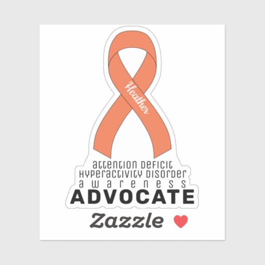 ADHD Awareness Advocate Vinyl Sticker (Blatt)