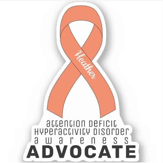 ADHD Awareness Advocate Vinyl Sticker (Vorderseite)