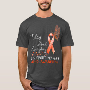 ADHD Awareness Ich unterstütze meinen Helden Butte T-Shirt