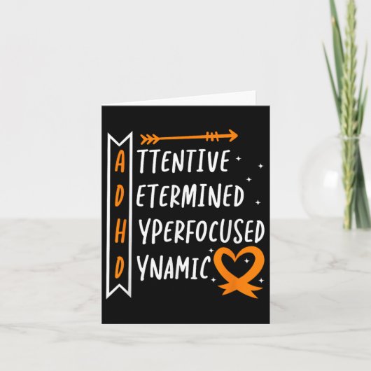 Adhd Awareness Karte (Vorderseite)