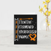 Adhd Awareness Karte (Gelbe Blume)