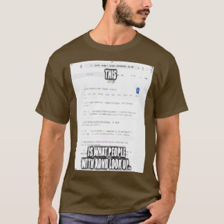 ADHD Awareness Merge T-Shirt