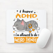 ADHD Awareness Month Ribbon Geschenke Mousepad (Mit Mouse)