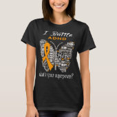 ADHD Awareness Month Ribbon Gifts T-Shirt (Vorderseite)