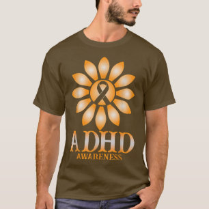 ADHD Awareness Sonnenblumen Band für Männer Frauen T-Shirt