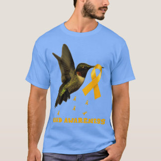 ADHD Awareness Vogel Orange Band Hoffnung T-Shirt