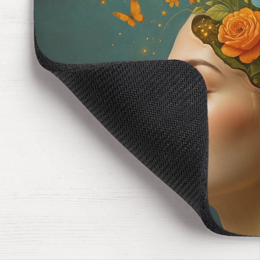 ADHD Bloral Mind Bloom Butterfly Maus Pad Mousepad (Ecke)