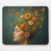 ADHD Bloral Mind Bloom Butterfly Maus Pad Mousepad (Vorne)