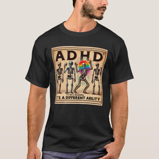Adhd Burnout Club T-Shirt (Vorderseite)
