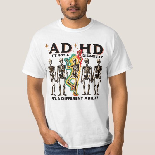 Adhd Burnout Club T-Shirt (Vorderseite)