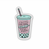 ADHD Commi-tea sticker (Vorderseite)