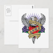 ADHD Dagger Postkarte (Vorne/Hinten)