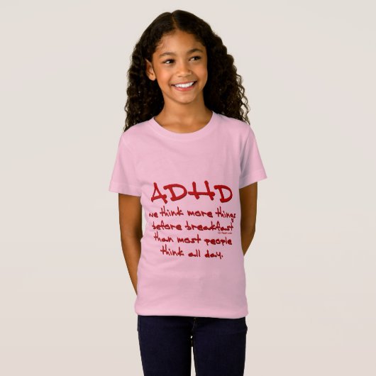 ADHD denken mehr T-Shirt (Vorne ganz)